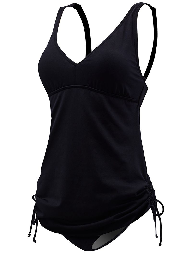 Maillot de Bain Tyr V-neck Sheath Femme Noir | 16003443GTS