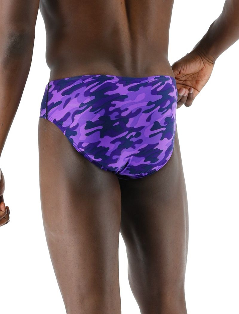 Maillot de Bain Tyr Durafast Elite? Camo Homme Violette | 19981107NGN