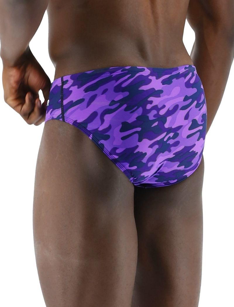 Maillot de Bain Tyr Durafast Elite? Camo Homme Violette | 19981107NGN