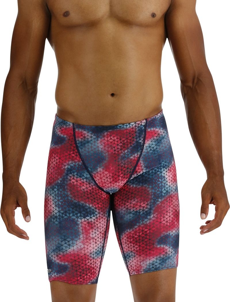 Maillot de Bain Tyr Durafast Elite? Jammer Starhex Homme Rose Bleu Marine | 46808210YXB