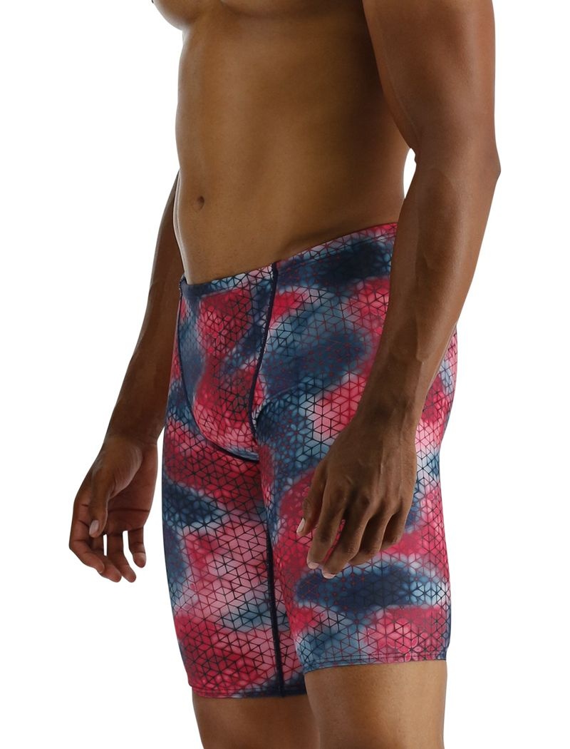 Maillot de Bain Tyr Durafast Elite? Jammer Starhex Homme Rose Bleu Marine | 46808210YXB