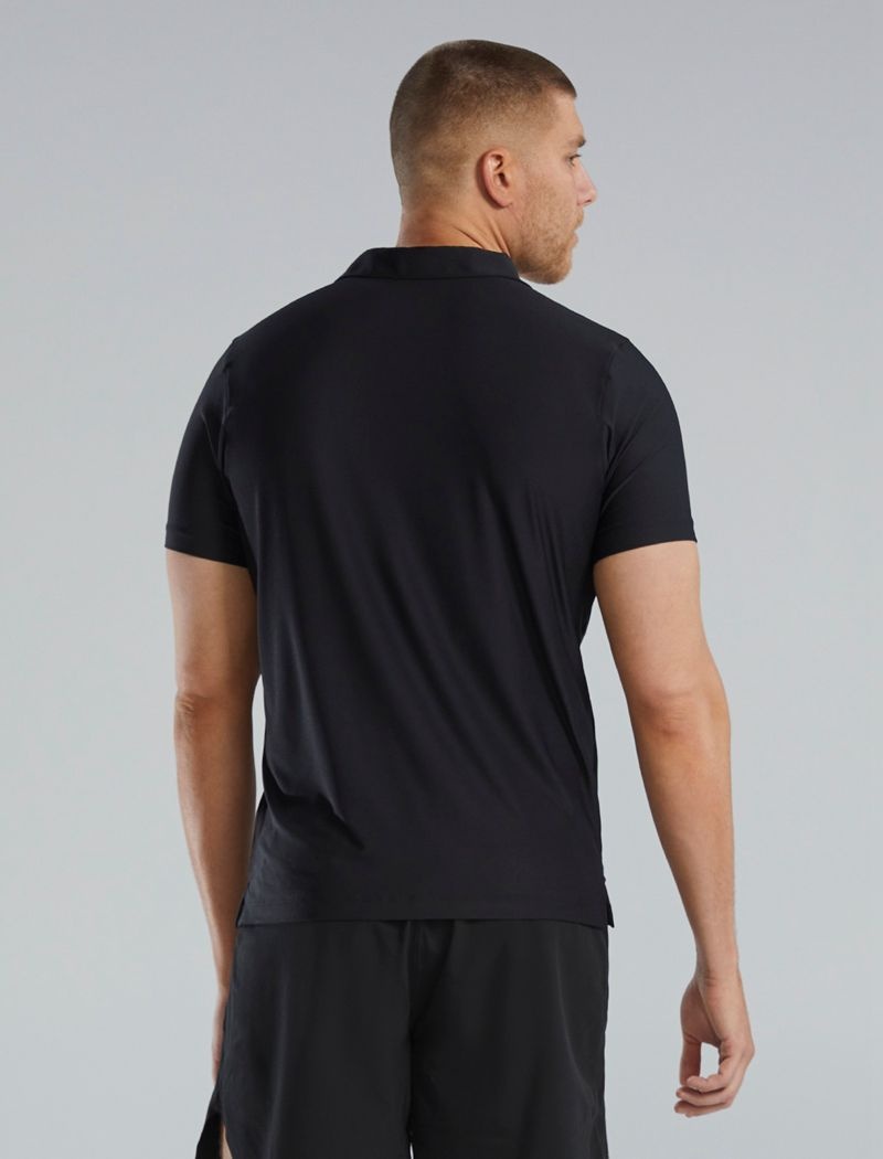 Polo Tyr Climadry? Corta Sleeve Homme Noir | 09109454BOA