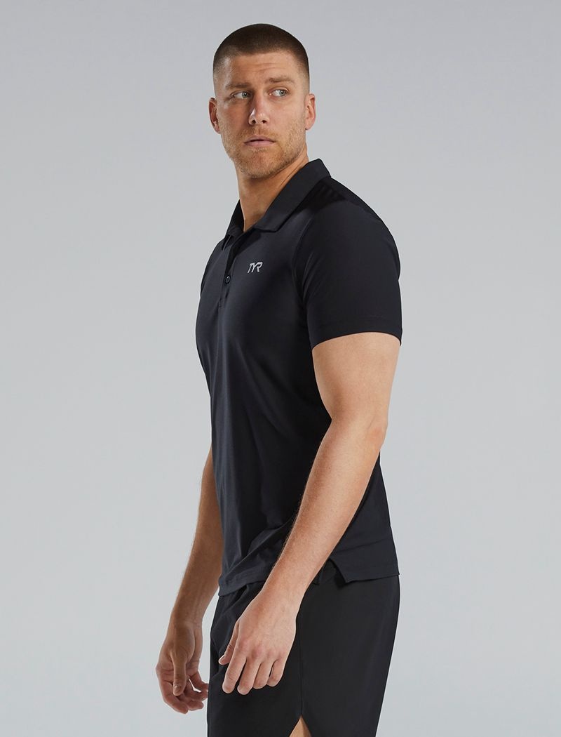 Polo Tyr Climadry? Corta Sleeve Homme Noir | 09109454BOA