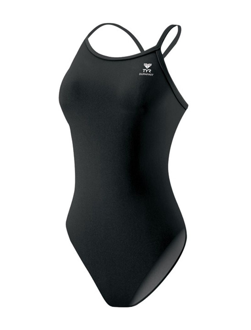 Maillot de Bain Tyr Durafast One? Diamondfit Femme Noir | 83605834LNS