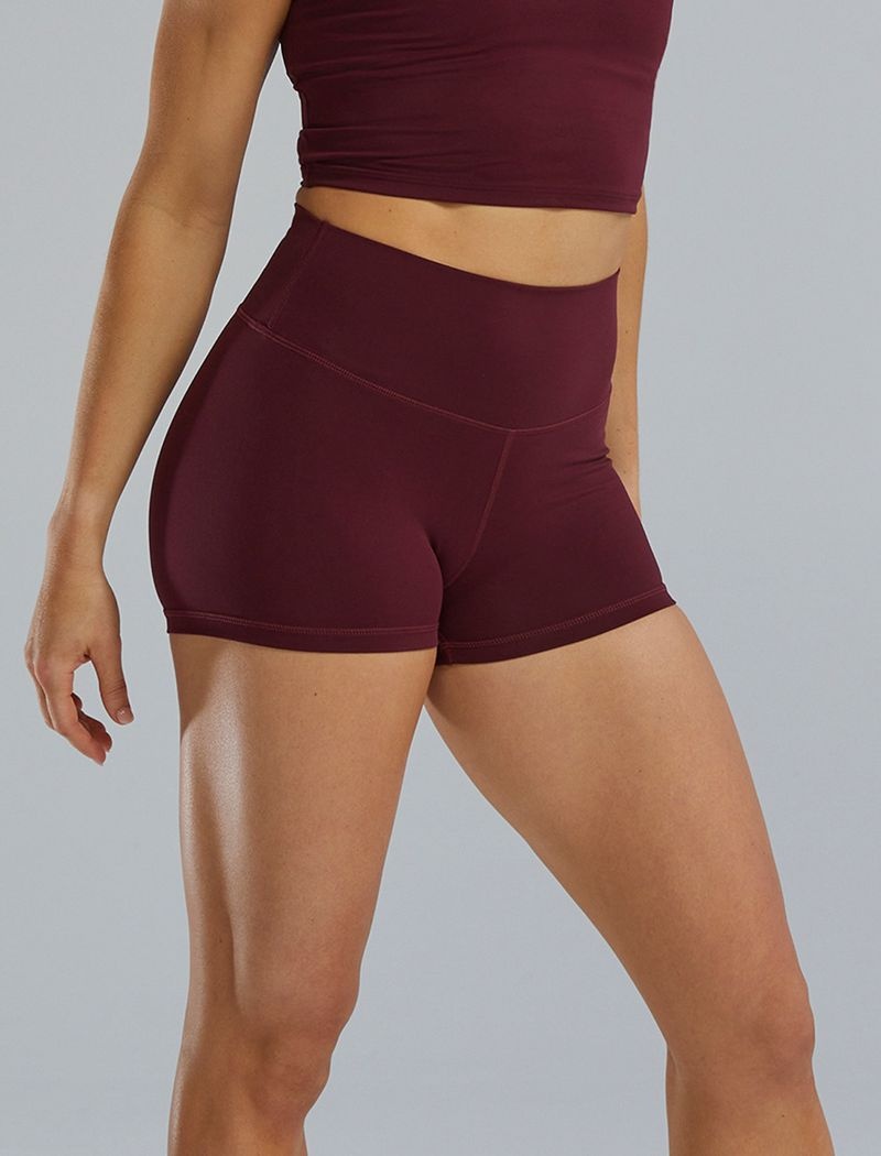 Short Tyr Joule Elite? High-waisted 2 Femme Bordeaux | 17488132BPD