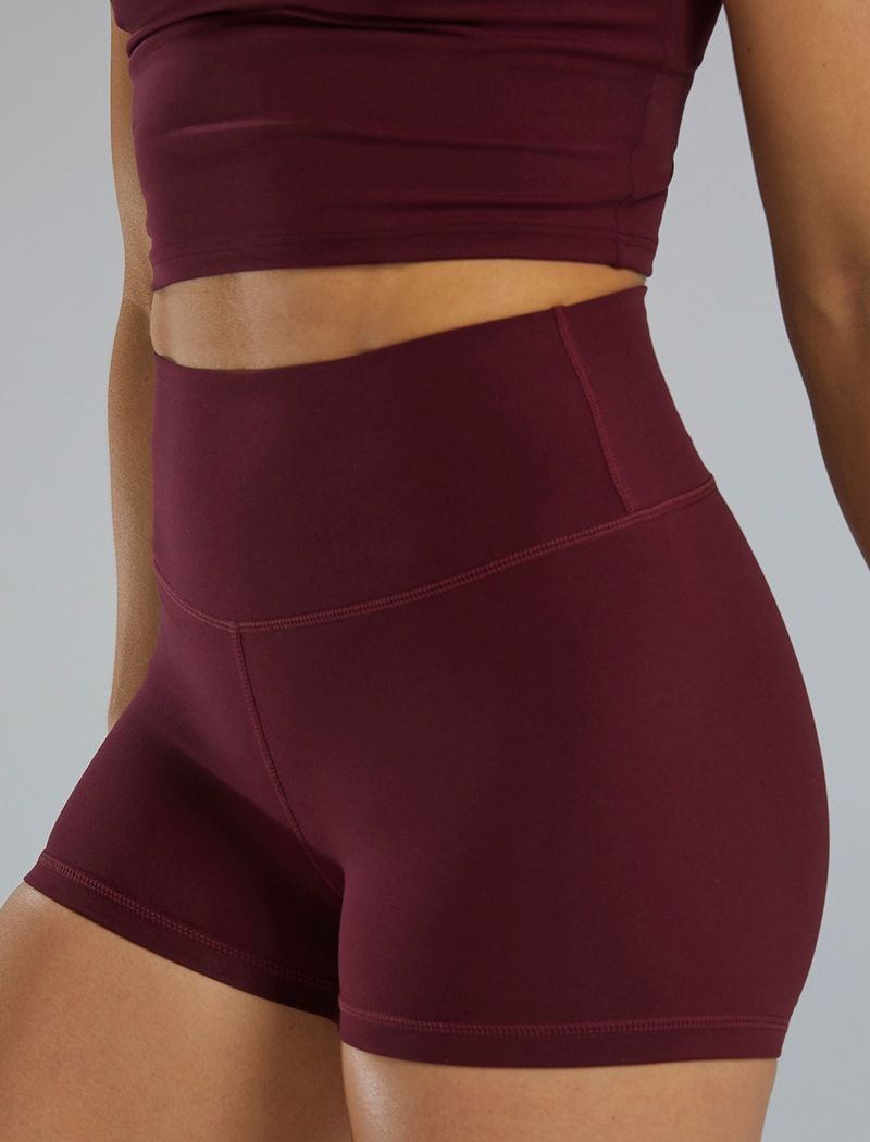 Short Tyr Joule Elite? High-waisted 2 Femme Bordeaux | 17488132BPD