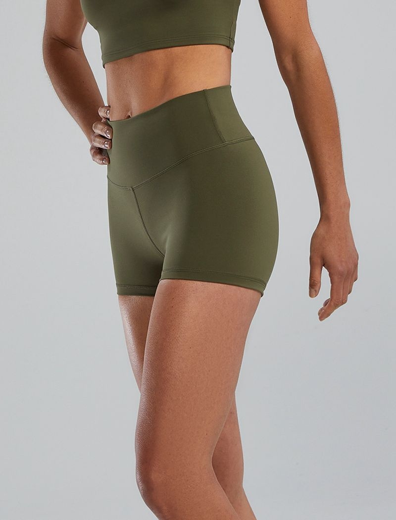 Short Tyr Joule Elite? High-waisted 2 Femme Vert Olive | 19900390FYE