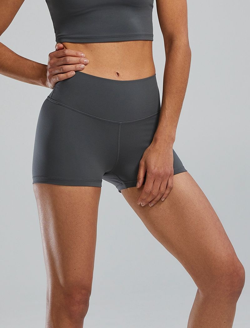 Short Tyr Joule Elite? High-waisted 2 Femme Grise Foncé | 03128137CJR