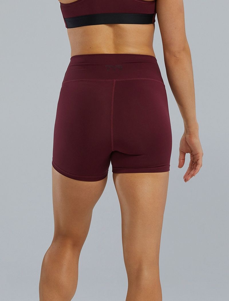 Short Tyr Joule Elite? High-waisted 3.25 Femme Bordeaux | 24569958MSX