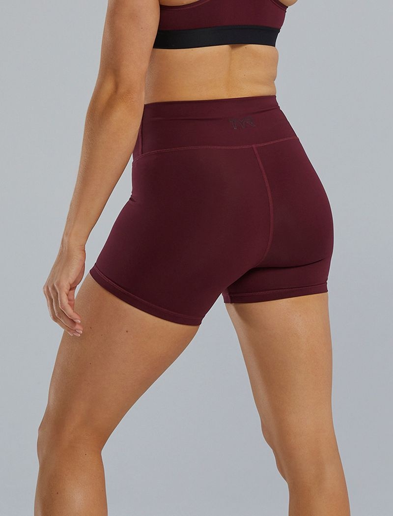 Short Tyr Joule Elite? High-waisted 3.25 Femme Bordeaux | 24569958MSX