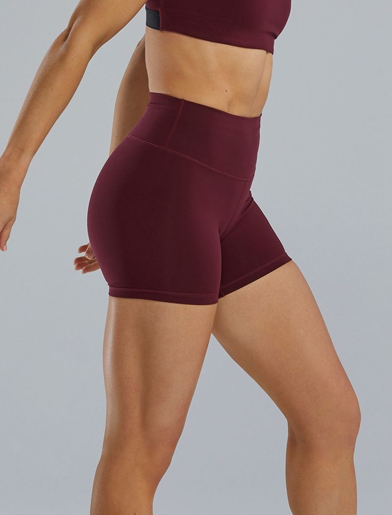 Short Tyr Joule Elite? High-waisted 3.25 Femme Bordeaux | 24569958MSX