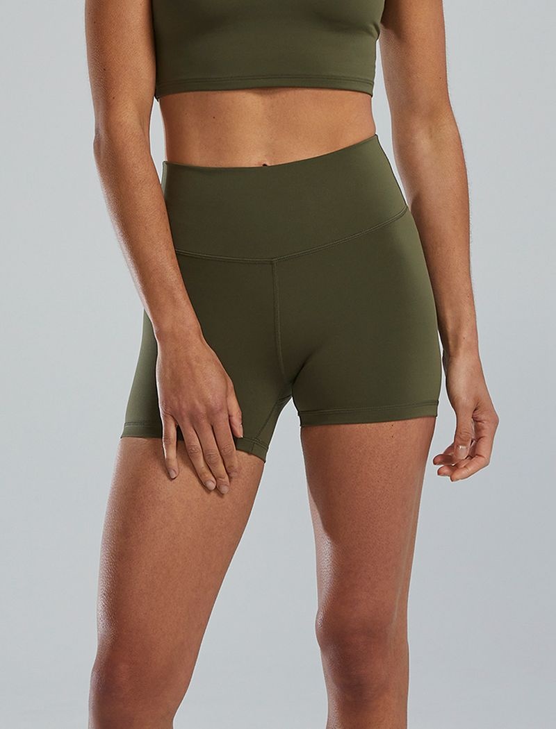 Short Tyr Joule Elite? High-waisted 3.25 Femme Vert Olive | 50847540MXQ