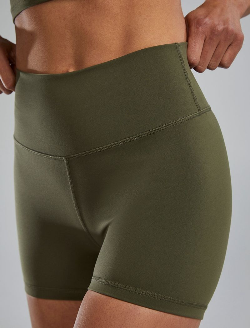 Short Tyr Joule Elite? High-waisted 3.25 Femme Vert Olive | 50847540MXQ