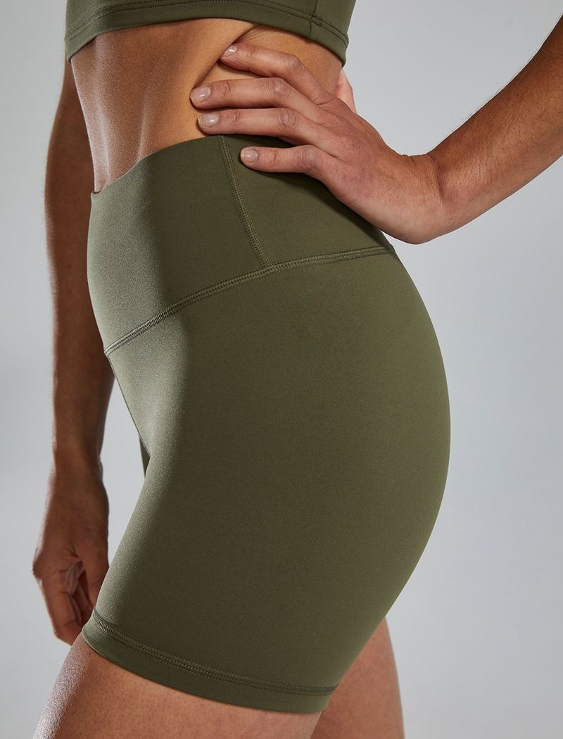 Short Tyr Joule Elite? High-waisted 3.25 Femme Vert Olive | 50847540MXQ