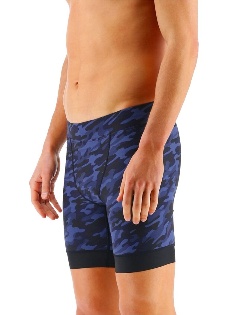 Maillot de Bain Tyr Durafast Elite? Workout Jammer Homme Bleu Marine Camouflage | 57728487ZUE