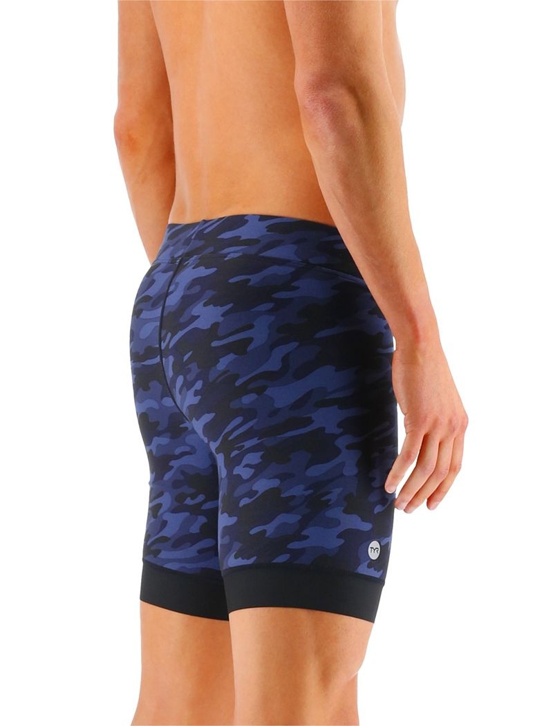 Maillot de Bain Tyr Durafast Elite? Workout Jammer Homme Bleu Marine Camouflage | 57728487ZUE