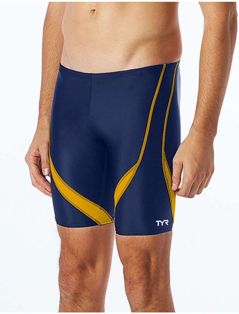 Maillot de Bain Tyr Tyreco? Alliance Jammer Splice Homme Bleu Marine Jaune | 17260289KPI