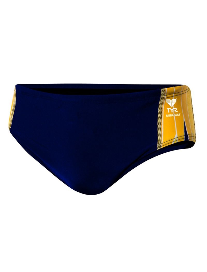 Maillot de Bain Tyr Durafast Elite? Phoenix Homme Bleu Marine Jaune | 62499680SES