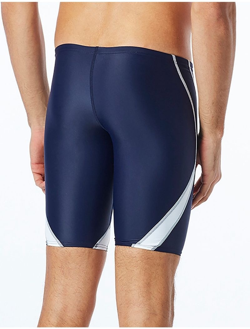 Maillot de Bain Tyr Tyreco? Alliance Jammer Splice Homme Bleu Marine Blanche | 52132927ATC