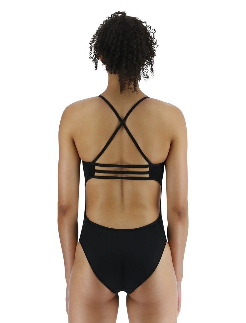 Maillot de Bain Tyr Durafast Elite? Trinityfit Femme Noir | 11816520PNS