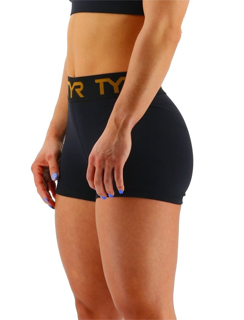 Short Tyr Base Kinetic? 2 Mid-rise Logo Femme Noir | 99681640FYY