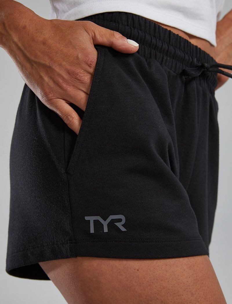 Short Tyr Ultrasoft Midweight Terry A.M. Femme Noir | 04975646BXA