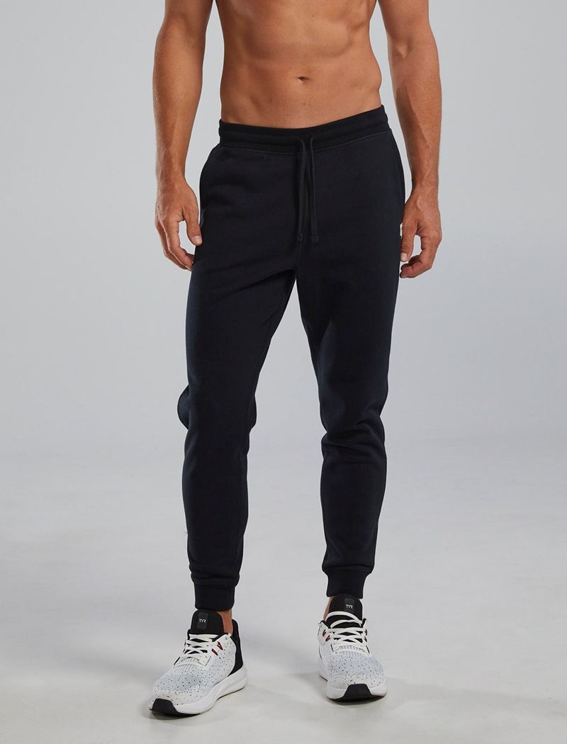 Pantalon Jogger Tyr Ultrasoft Heavyweight Terry Homme Noir | 29600964IXZ