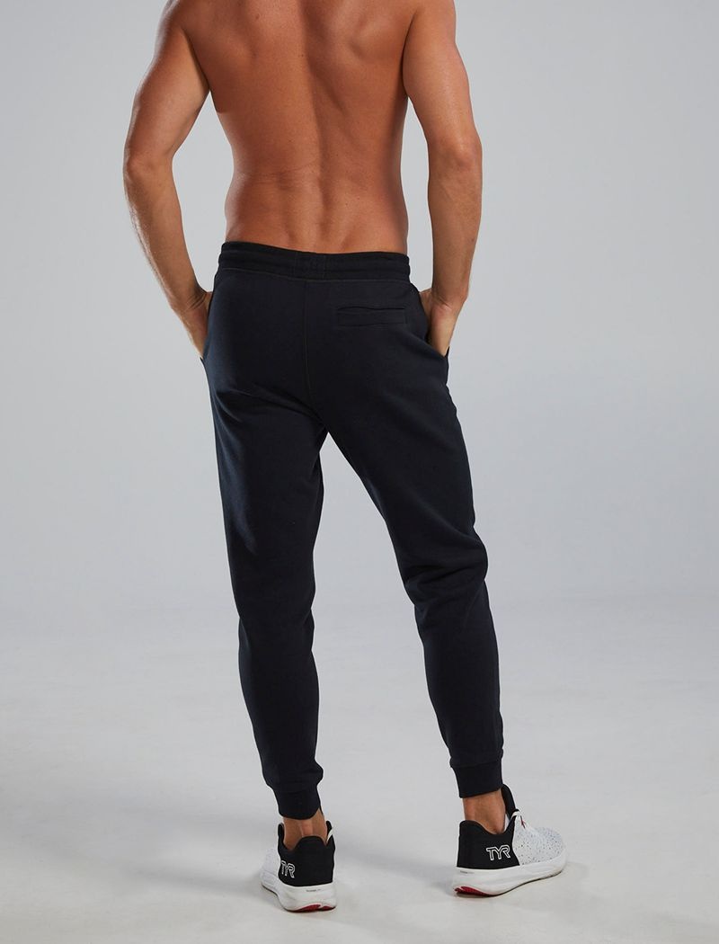 Pantalon Jogger Tyr Ultrasoft Heavyweight Terry Homme Noir | 29600964IXZ