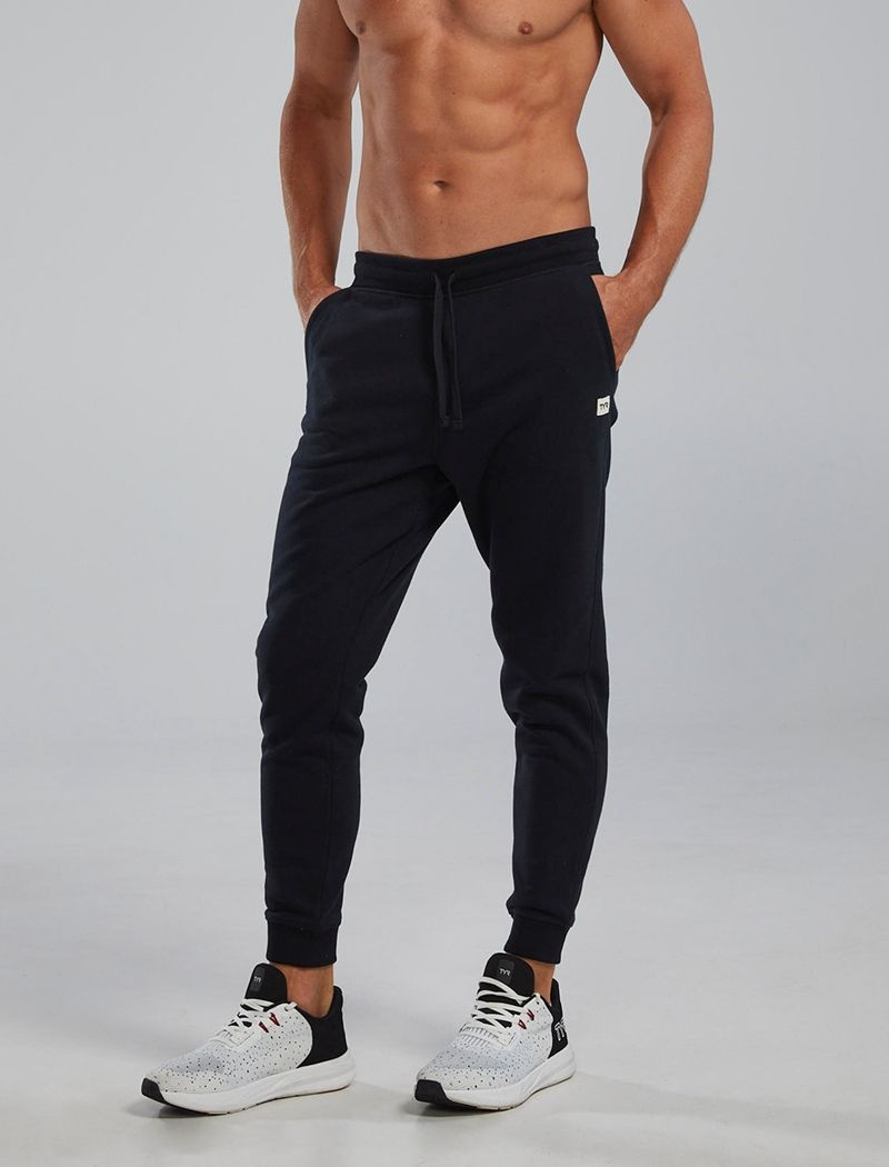 Pantalon Jogger Tyr Ultrasoft Heavyweight Terry Homme Noir | 29600964IXZ