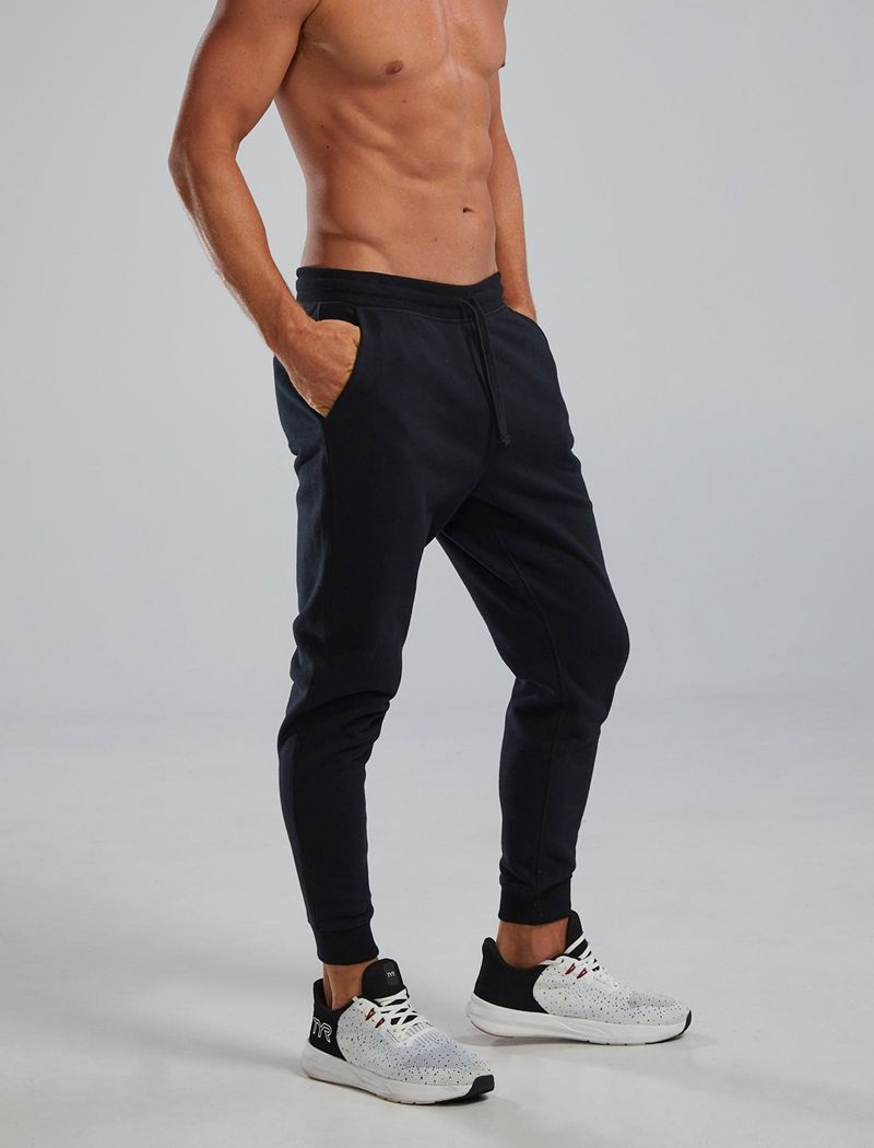 Pantalon Jogger Tyr Ultrasoft Heavyweight Terry Homme Noir | 29600964IXZ