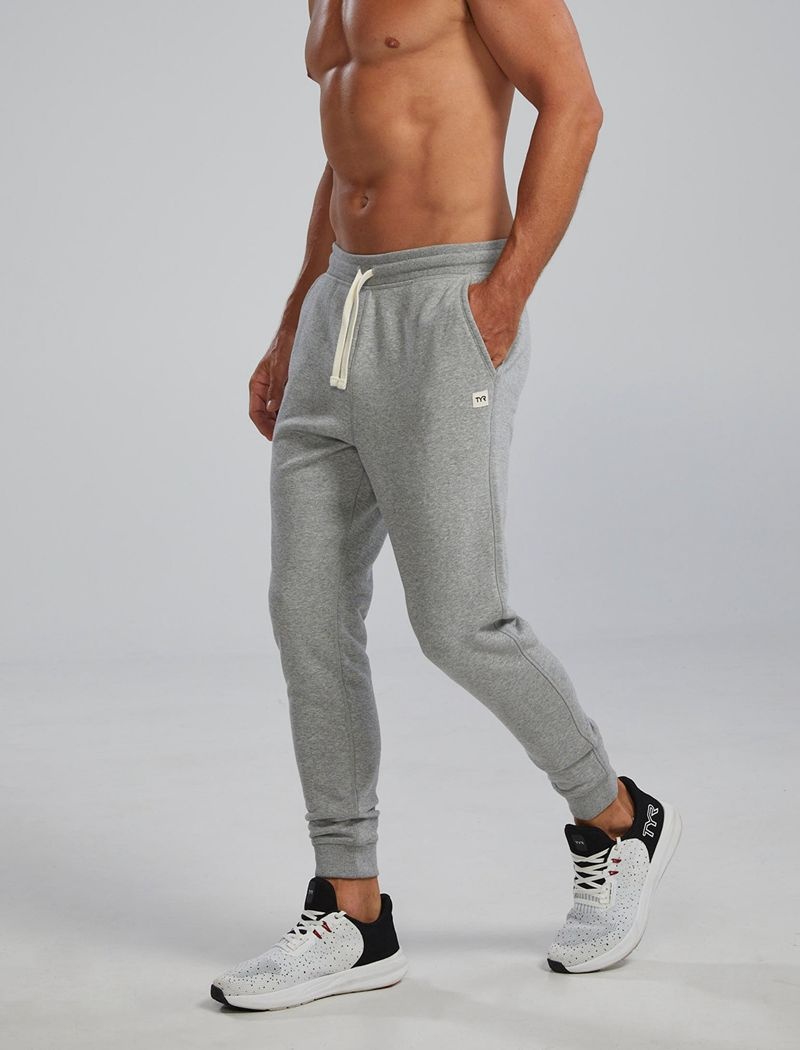 Pantalon Jogger Tyr Ultrasoft Heavyweight Terry Homme Grise | 54804756UUI