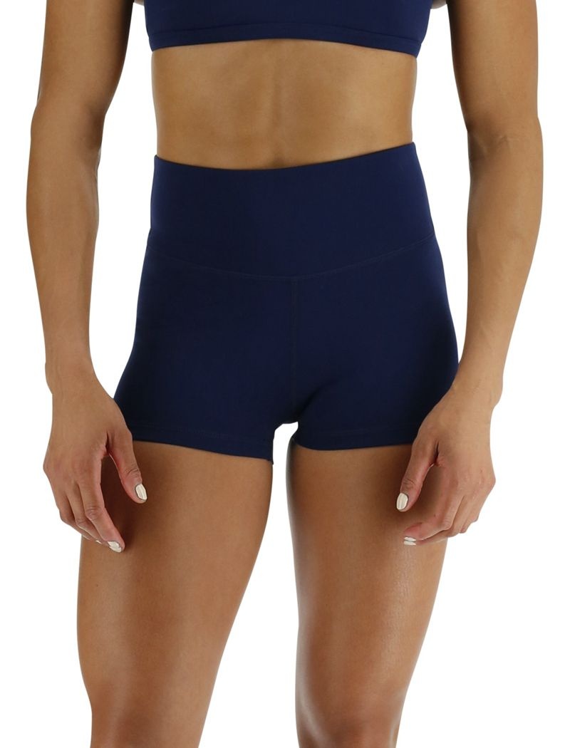 Short Tyr Joule Elite? High-waisted 2 Femme Bleu Marine | 90827975RBX