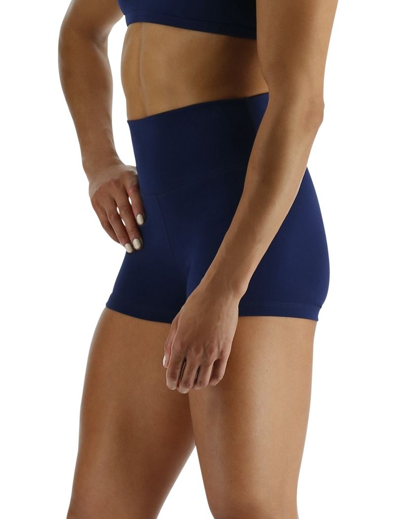 Short Tyr Joule Elite? High-waisted 2 Femme Bleu Marine | 90827975RBX