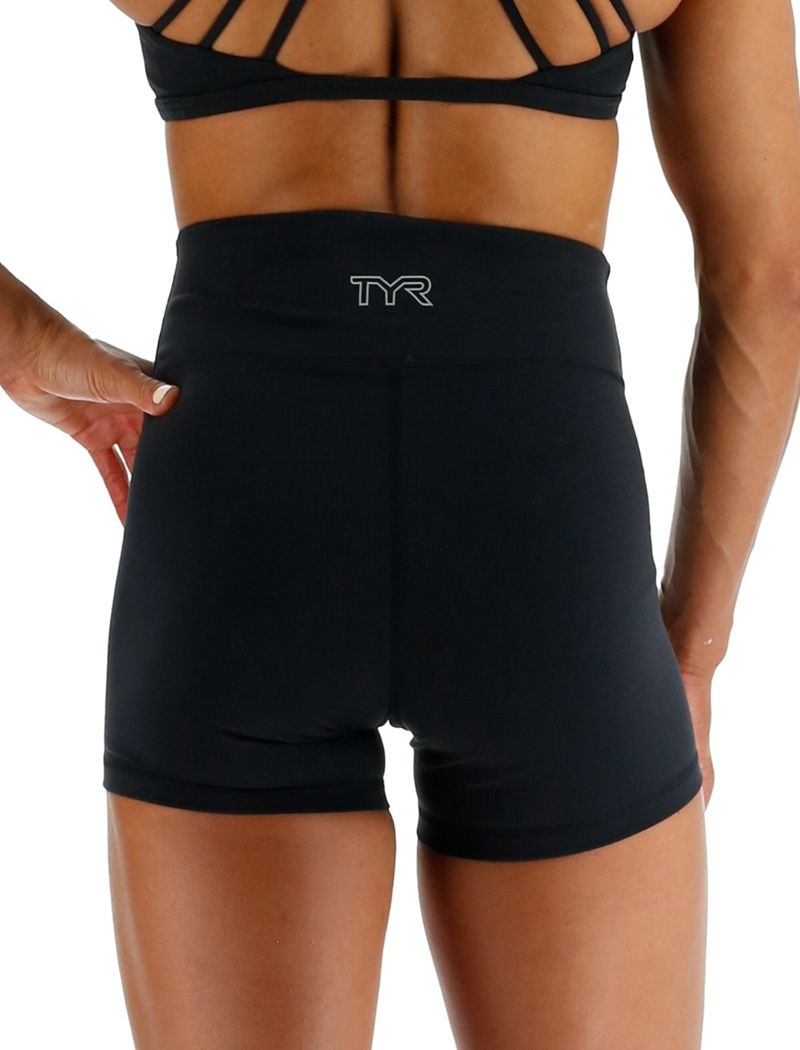 Short Tyr Joule Elite? High-waisted 3.25 Femme Noir | 51946431KLV