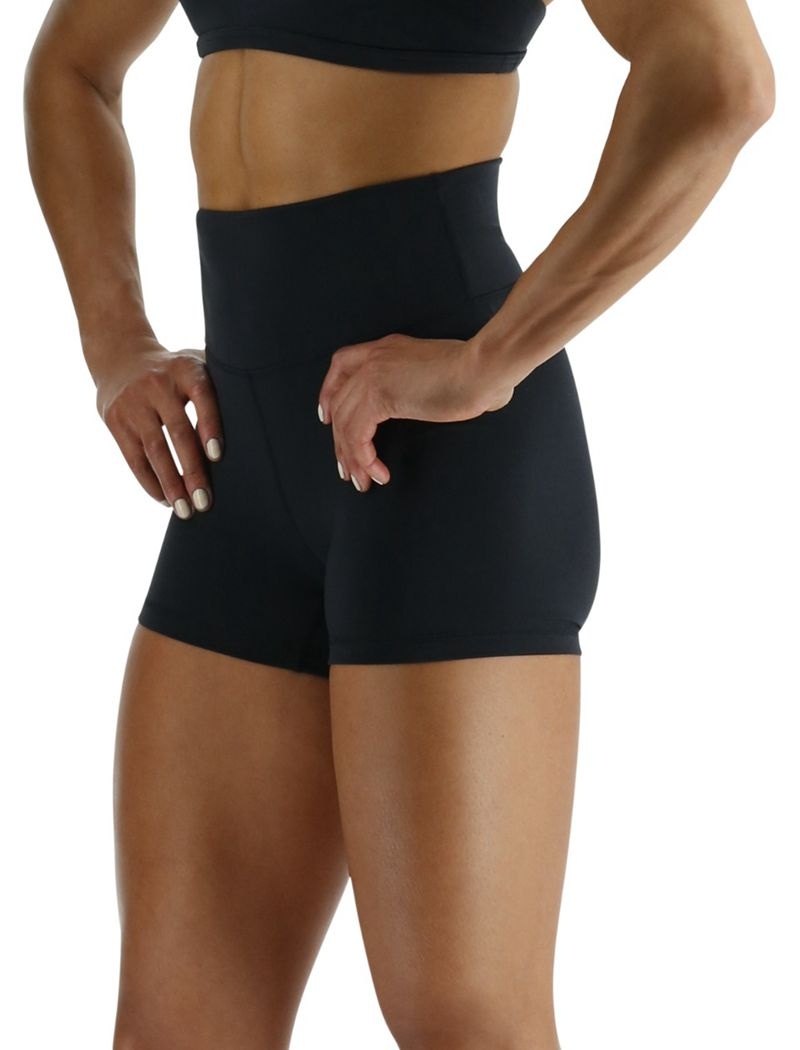 Short Tyr Joule Elite? High-waisted 3.25 Femme Noir | 51946431KLV