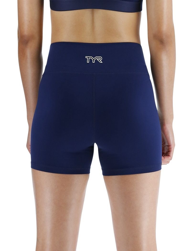 Short Tyr Joule Elite? High-waisted 3.25 Femme Bleu Marine | 02429962TER