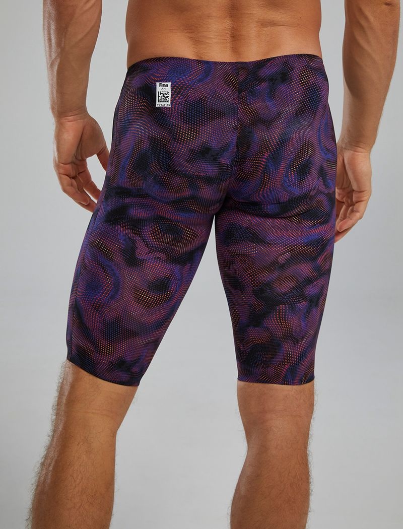 Maillot de Bain Tyr Avictor? 2.0. Low Taille Jammer Exolon Homme Bleu Marine Violette | 02141769OLN