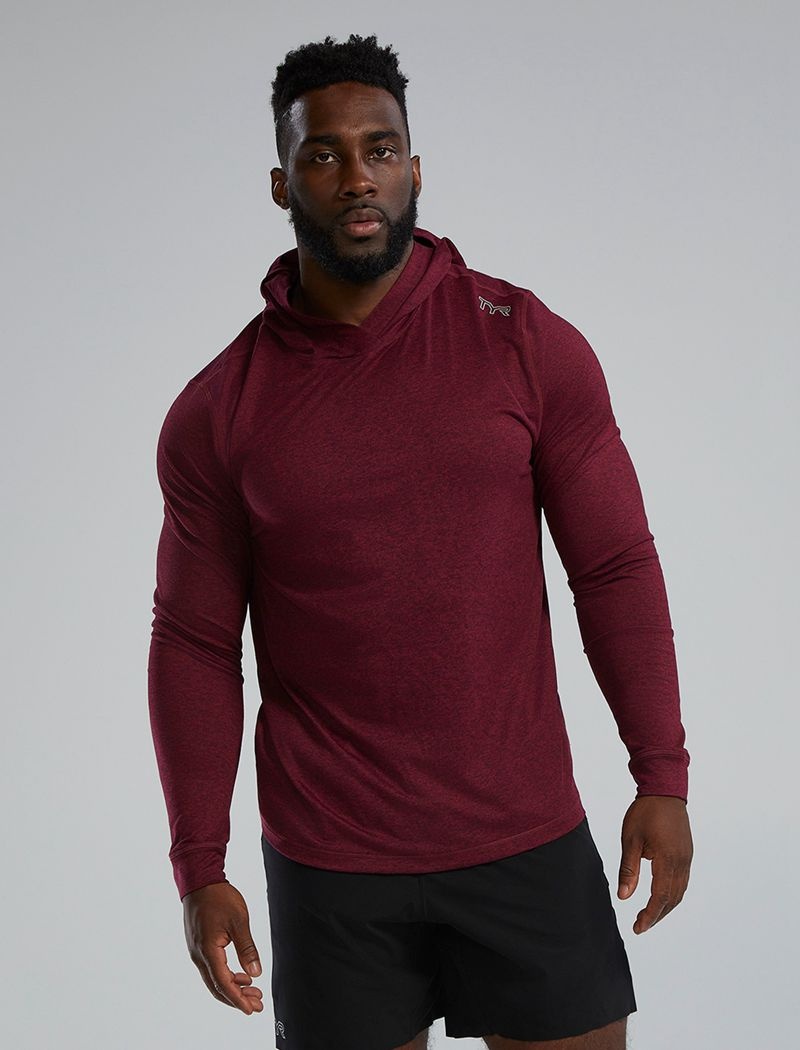 Sweat a Capuche Tyr Sls Tech Performance Homme Bordeaux | 54165834FSL