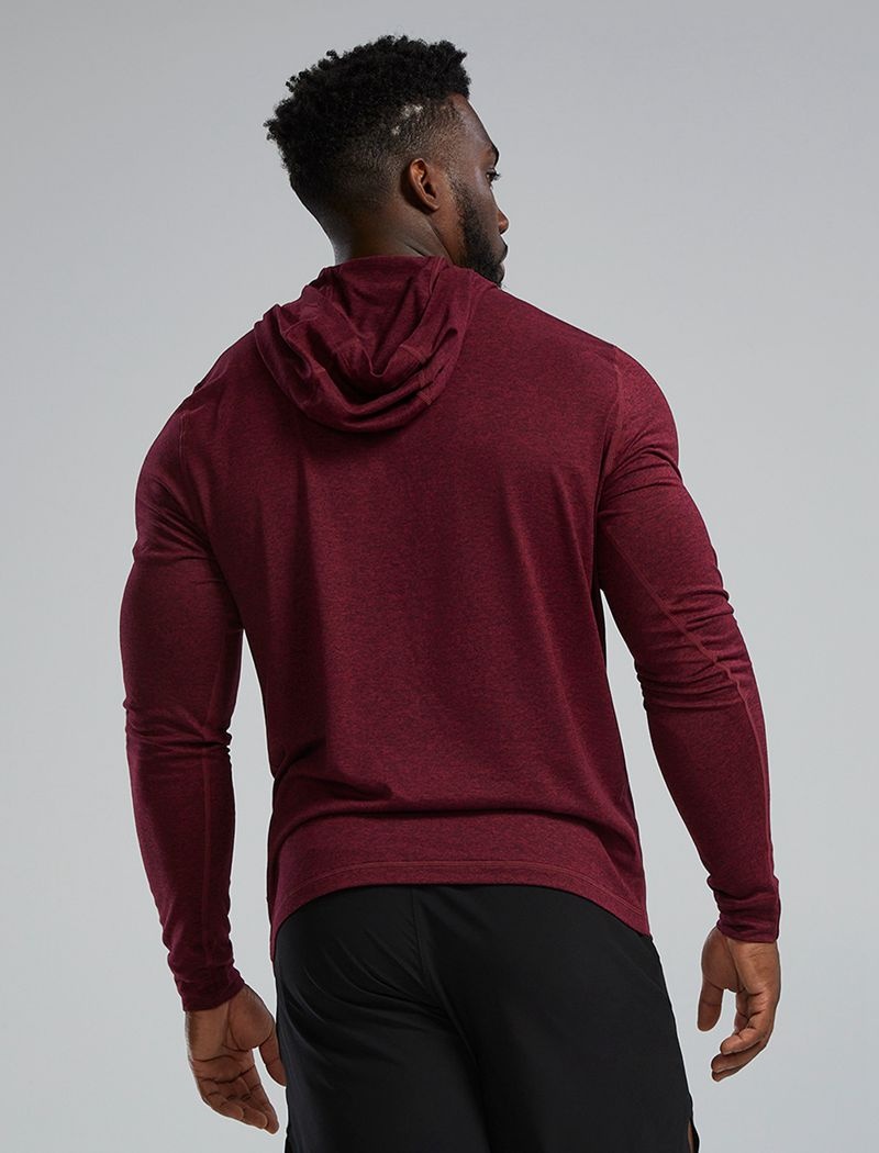 Sweat a Capuche Tyr Sls Tech Performance Homme Bordeaux | 54165834FSL