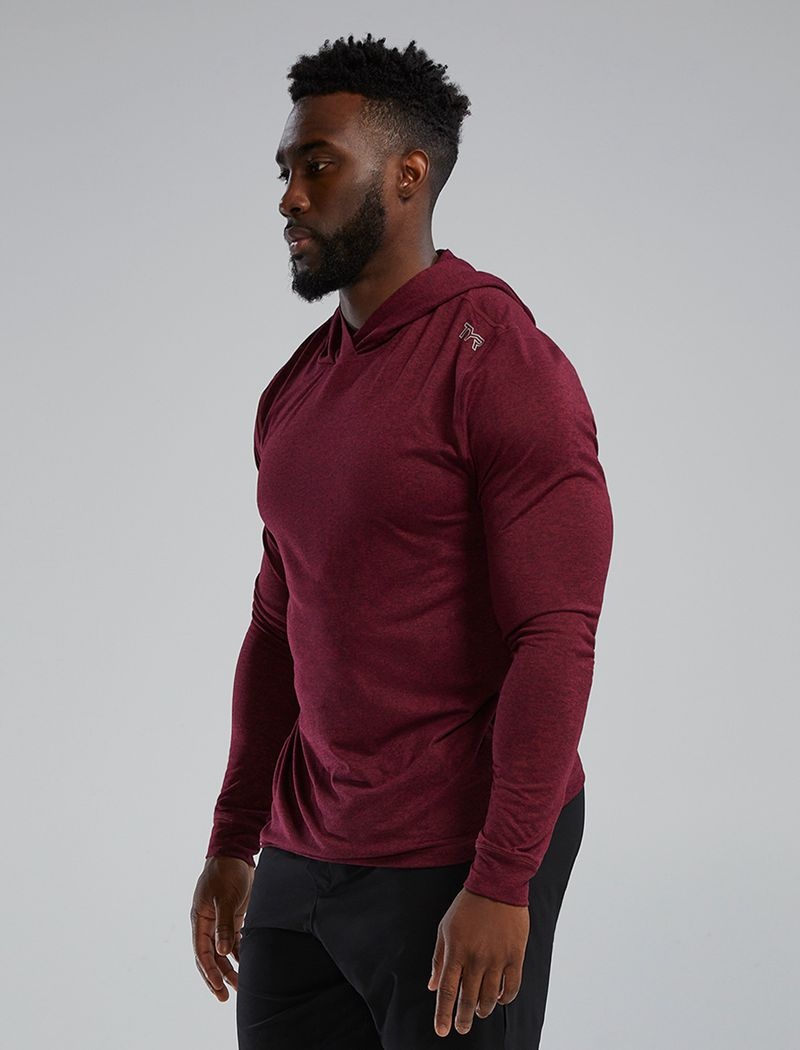 Sweat a Capuche Tyr Sls Tech Performance Homme Bordeaux | 54165834FSL