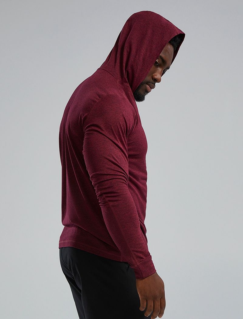 Sweat a Capuche Tyr Sls Tech Performance Homme Bordeaux | 54165834FSL