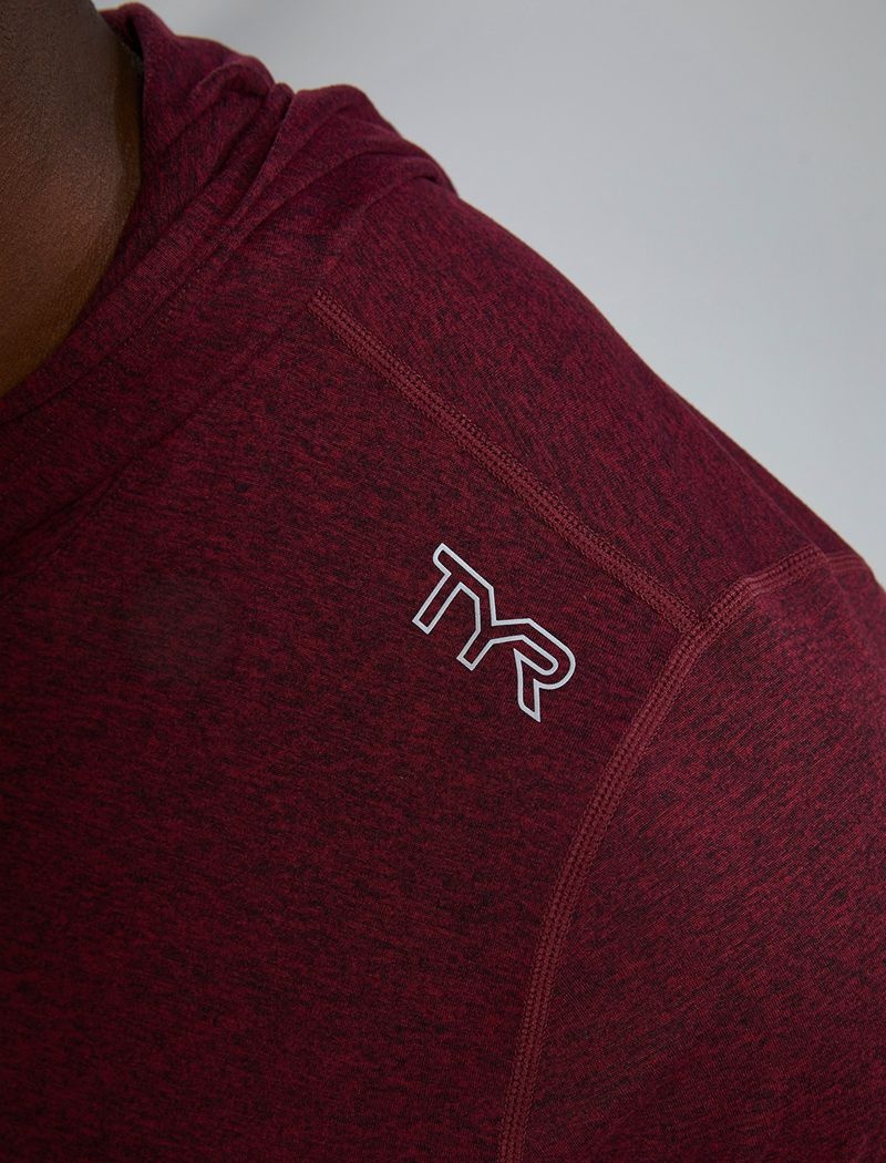 Sweat a Capuche Tyr Sls Tech Performance Homme Bordeaux | 54165834FSL