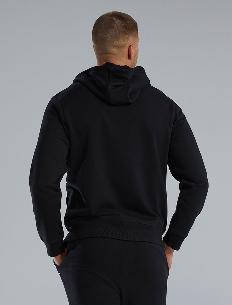 Sweat a Capuche Tyr Ultrasoft Heavyweight Terry Full-zip Homme Noir | 50645583TUD