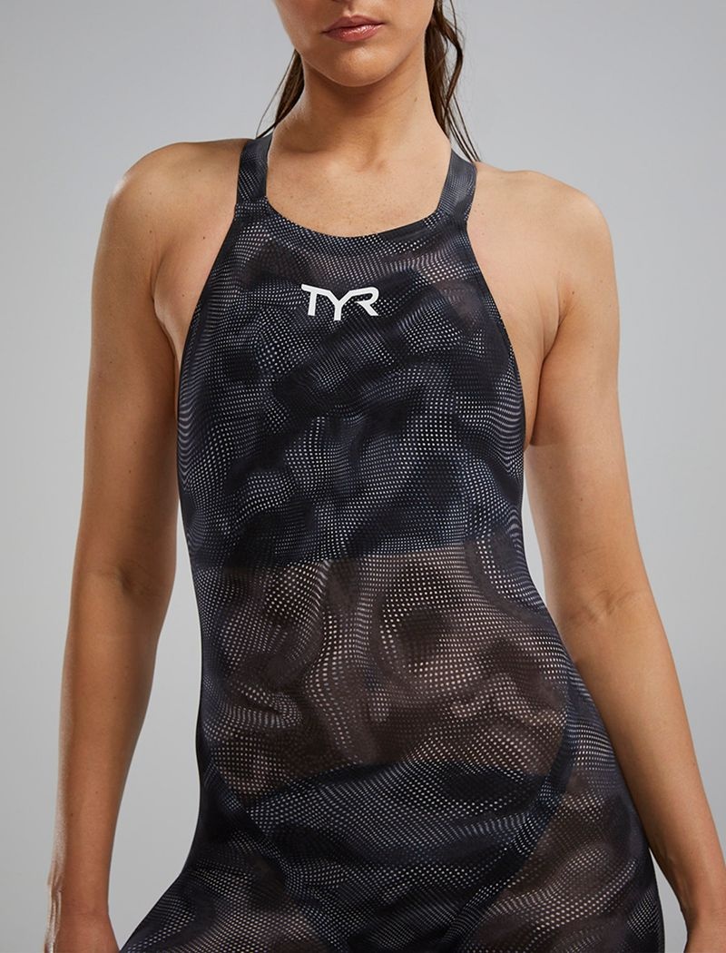 Maillot de Bain Tyr Avictor? 2.0. Open Back Exolon Femme Noir | 93385167ZWM