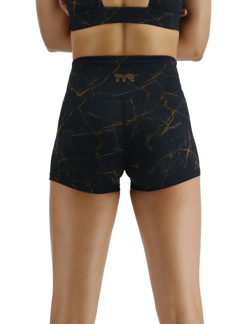 Short Tyr Base Kinetic? High-rise 2 Logo Femme Noir | 27481392OVN