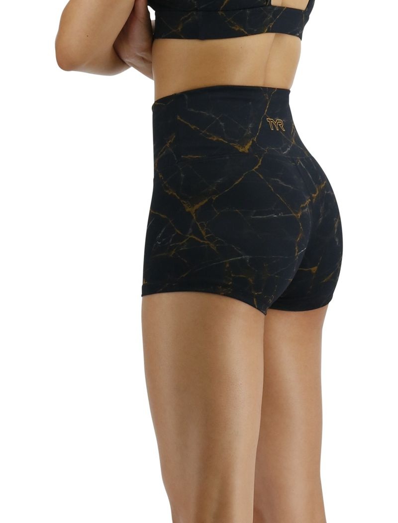 Short Tyr Base Kinetic? High-rise 2 Logo Femme Noir | 27481392OVN