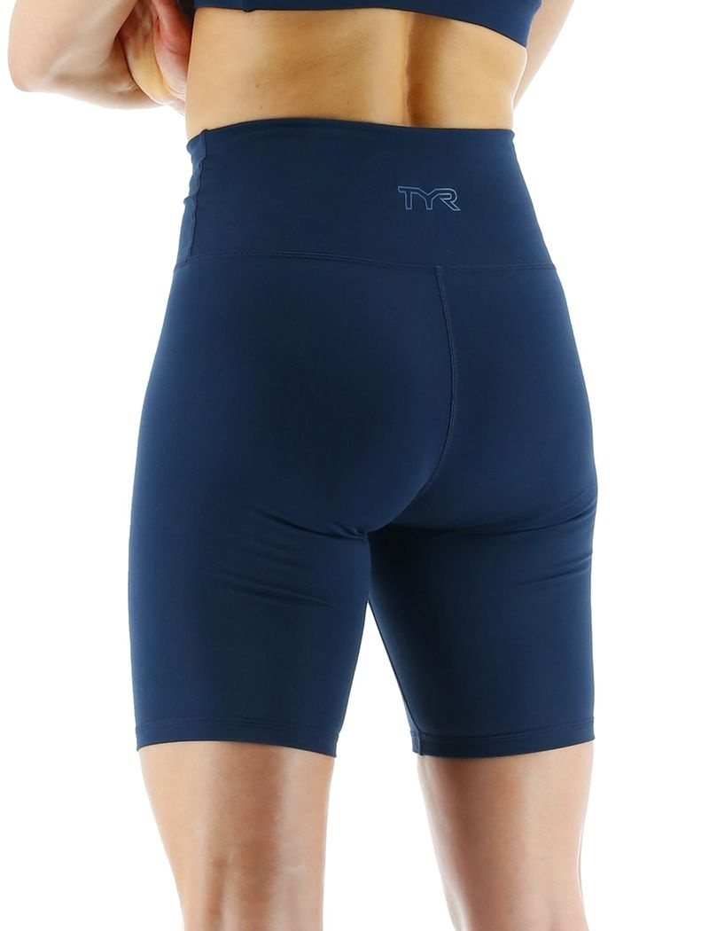 Short Tyr Base Kinetic? High-rise 8 Femme Bleu Marine | 08049836PBJ