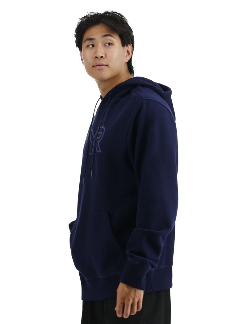 Sweat a Capuche Tyr Ultrasoft Big Logo Tech Homme Bleu Marine | 83783100NQQ