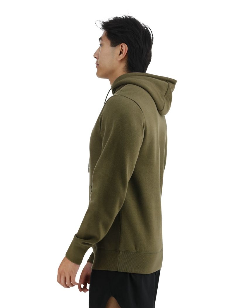 Sweat a Capuche Tyr Ultrasoft Big Logo Tech Homme Vert Olive | 23804908EUZ