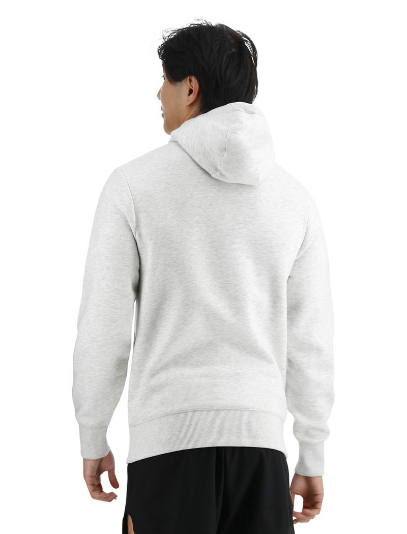 Sweat a Capuche Tyr Ultrasoft Big Logo Tech Homme Grise Clair | 03283828IGV